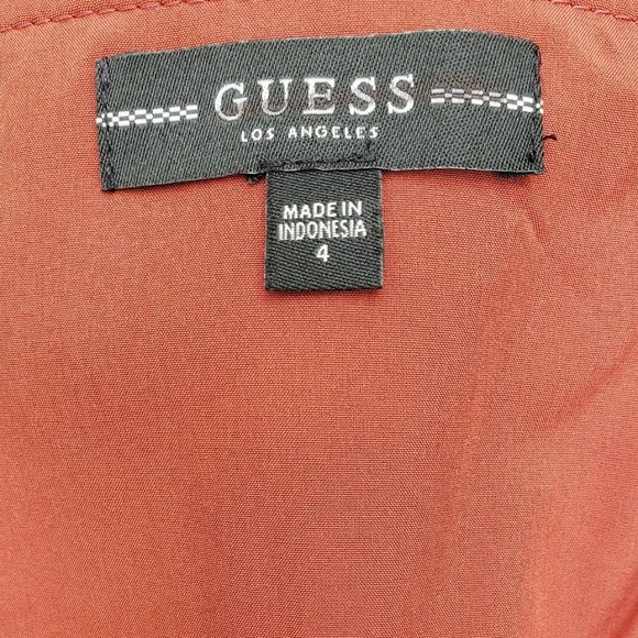 New GUESS Women's Front Zip Romper sz 4 - Picture 8 of 8